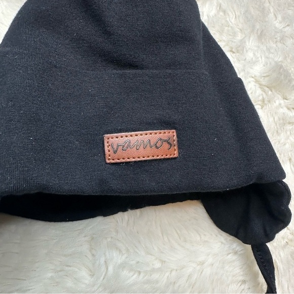 Vamos Hat With Pom-Pom Black Size 0-6 Months - Picture 8 of 16